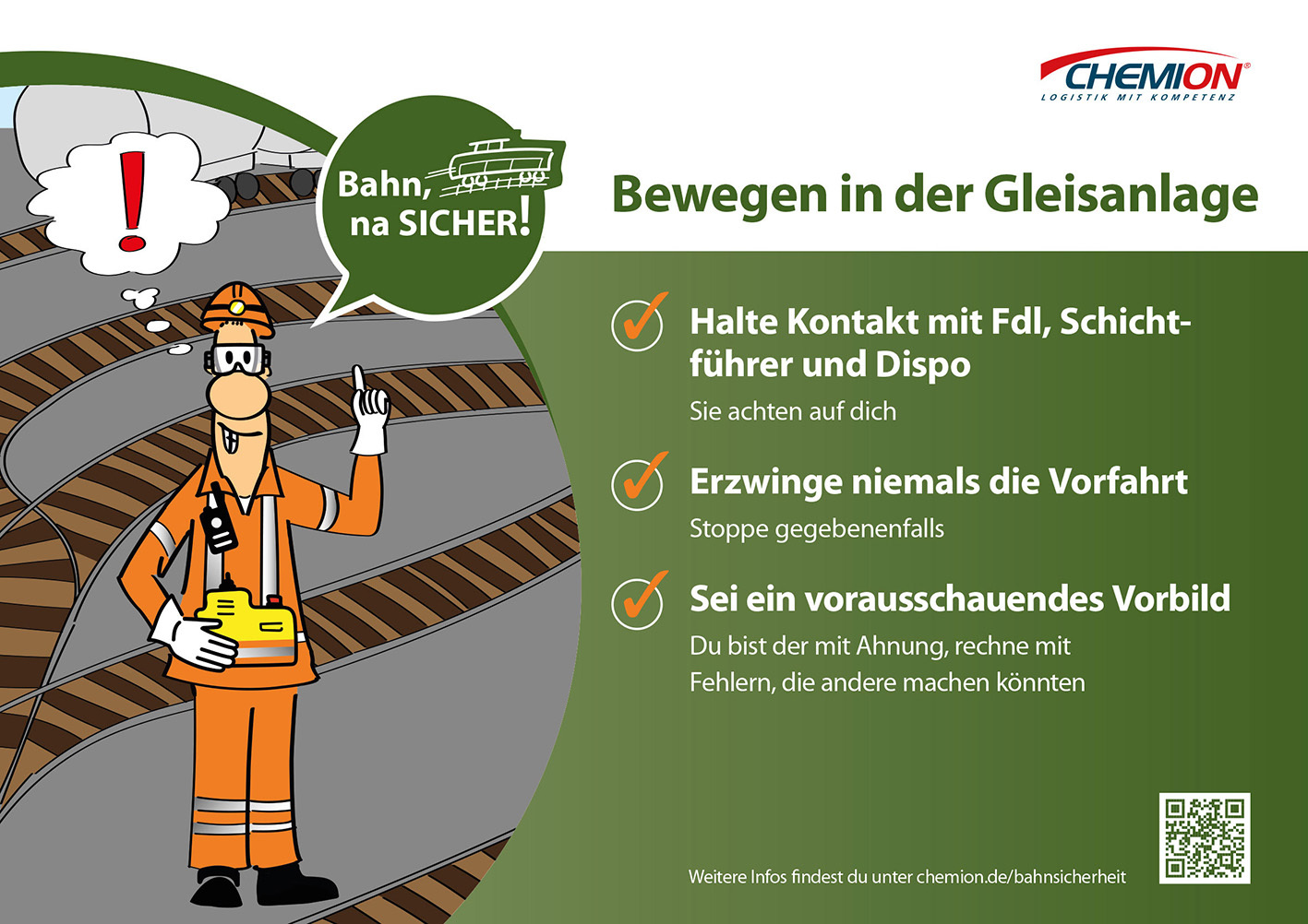 Bahnsicherheit - Chemion Logistik GmbH